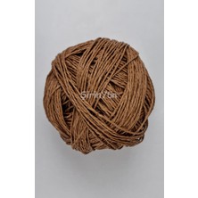 Şirin Yün Sarılmış Kağıt İp 100 Gram Açık Kahve