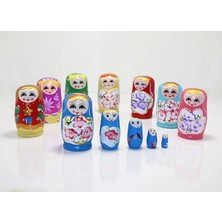 Fun And Market Buğz 5'li Ahşap Matruşka ALK1204