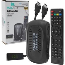Magbox Atlantic Display Gözlü Tkgs'li 1080P Full Hd Mini Uydu Alıcısı