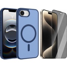 Vendas Apple iPhone 17E Kılıf M-Safe Şarj Özellikli Zore Babet Kapak + Hayalet Ekran Koruyucu