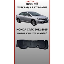 Doğru Oto Honda Civic Motor Kaput Altı Koruma Izalatör Izolatör Keçe