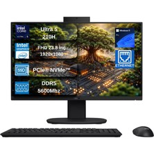 Asus V440VAK Intel® Core™ 5 210H 4.8ghz 64GB Ddr5 512GB SSD 23.8" Fhd 100HZ 250NITS Srgb: %100 WIN11PRO Siyah Allınone Bilgisayar V440VAKC58512B0DEX06