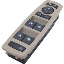 Maher Düğme Cam Açma Fluence / Megane Iıı / Laguna Iıı (Dörtlü) Ayna Ayar Düğmeli Çerçeveli 19 Pin Sol (Oem No: 254000015R)