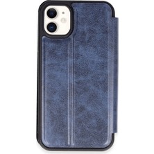Herşey Trend Herşeytrend Apple Iphone 11 Kılıf Flip Cover - Lacivert