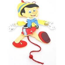 Fun And Market Buğz Ahşap Salanan Pinokyo Figürü ALK1196