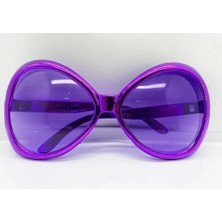 Fun And Market Buğz Mor Renk Yeşilçam Nostalji 80LI Yıllar 90LI Yıllar Parti Gözlüğü  7X16 cm