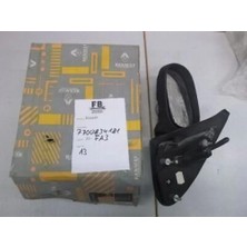 Viewmax Renault Megane I 95 - 99 Dış Dikiz Aynası Sol Kablo Tıpı, Asferık Cam Sol  (Oem NO:7700834181)