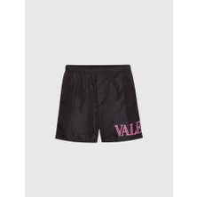 Valentino Garavani - Swim Shorts With Neon Universe Print