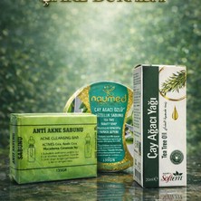 Çare Burada Anti Akne Sabunu+ Çay Ağacı Yağı 20 ml + Çay Ağacı Özlü Güzellik Sabunu 135 gr
