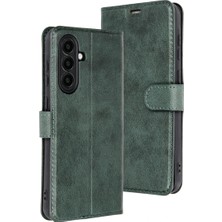 Herşey Trend Herşeytrend Samsung Galaxy A16 5g Kılıf Trend S Plus Kapaklı Kılıf - Yeşil