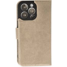 Fun And Market Buğz Iphone 14 Pro Max Kılıf Trend S Plus Kapaklı Kılıf - Gold