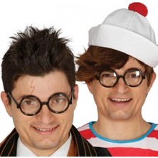 Fun And Market Buğz Siyah Çerçeveli Numarasız Camlı Öğrenci Şaka Gözlüğü 1 Adet