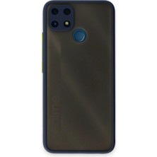 Fun And Market Buğz Realme C25 Kılıf Montreal Silikon Kapak - Lacivert