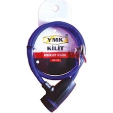 Fun And Market Buğz Eko Çelik Halatlı, Izoleli Bisiklet Kilidi - 8mm, 65 cm