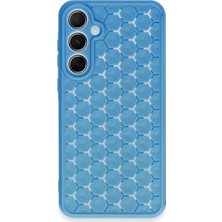 Fun And Market Buğz Samsung Galaxy A25 5g Kılıf Petek Silikon Kapak - Mavi