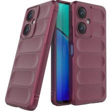 Fun And Market Buğz Vivo Y27 Kılıf Optimum Silikon - Bordo