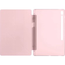 Fun And Market Buğz Ipad Pro 13 (2024) Kılıf Kalemlikli Hugo Tablet Kılıfı - Rose Gold