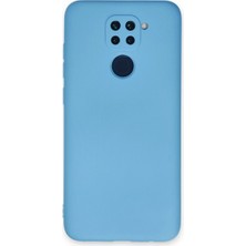 Fun And Market Buğz Xiaomi Redmi Note 9 Kılıf Nano Içi Kadife Silikon - Mavi