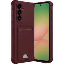 Fun And Market Buğz Samsung Galaxy A17 5g Kelvin Kartvizitli Silikon - Bordo