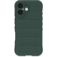 Fun And Market Buğz Iphone 16 Plus Kılıf Optimum Silikon - Koyu Yeşil