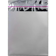 San 40X60 Cm. Bantlı Lüx Metalize Hediye Poşeti - 50 Adet