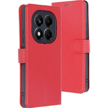 Fun And Market Buğz Xiaomi Redmi Note 14 Pro 5g Kılıf Trend S Plus Kapaklı Kılıf - Kırmızı