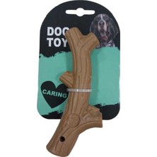 Little Friends MAD-257 Küçük  Boy Dal  Modelli Sert Köpek Oyuncak 13  cm