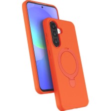 Fun And Market Buğz Samsung Galaxy A17 5g Regal Magsafe Standlı Kapak - Turuncu