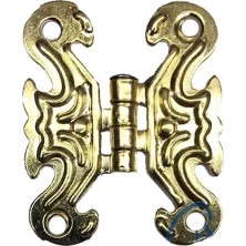 Fun And Market Buğz Dekoratif Sac Kelebek Menteşe - Küçük, Sarı, 100 Adet