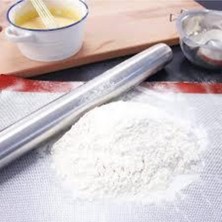 PremiumPort Paslanmaz Alüminyum Oklava 100CM, Hamur ve Yufka Açma Aracı