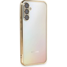 Fun And Market Buğz Samsung Galaxy A54 5g Kılıf Razer Lensli Silikon - Gold
