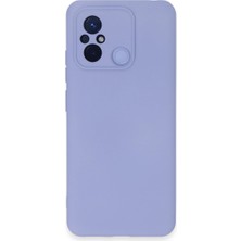 Fun And Market Buğz Xiaomi Redmi 12C Kılıf Nano Içi Kadife Silikon - Lila