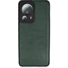 Fun And Market Buğz Xiaomi Mi 13 Lite Kılıf Loop Deri Silikon - Yeşil