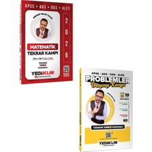 Yediiklim Yayınları Yediiklim 2026 Kpss-Ags-Dgs-Ales Matematik Tekrar Kampı ve Problemler Deneme Kampı Tamamı Video Çözümlü 2 Kitap