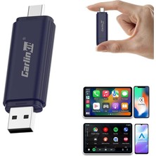 Wmx Teknoloji Carlinkit Mini 5 Pro Bluetooth & Wi-Fi Kablosuz Carplay Çevirici – Hızlı Bağlantı, Kompakt Tasarım