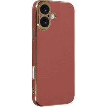 Fun And Market Buğz Iphone 16 Kılıf Volet Silikon - Kırmızı