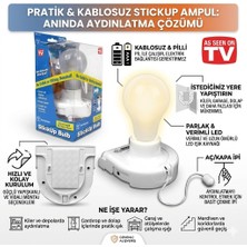 Westinghouse Stickup Bulb Kablosuz Pilli Portatif LED Ampul - Kendinden Yapışkanlı  Aydınlatma