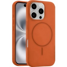 Fun And Market Buğz Joko  Iphone 16 Pro Kılıf Jully Magsafe Kapak - Turuncu