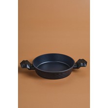 PremiumPort Doğal Taşlı Antibakteriyel Kulp Sahan, 20 Cm, Şık ve Dayanıklı Tasarım