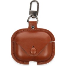 Fun And Market Buğz Airpods 3 (3.nesil) Çanta Deri Kılıf - Taba