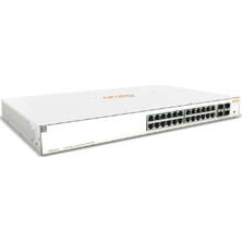 TeknoKapsül Hpe Aruba Ion 1930 JL682A 24 Port Gigabit+ 4XSFP1/10GB L2+ Yöneti̇lebi̇li̇r Rackmount Switch