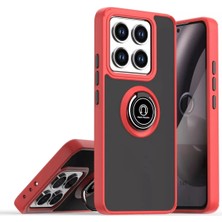 Senka Mi 14T Pro Kılıf Montreal Yüzüklü Kapak - Kırmızı