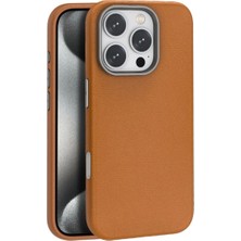 Fun And Market Buğz Joko  Iphone 16 Pro Max Wonder Deri Magsafe Kapak - Kahverengi