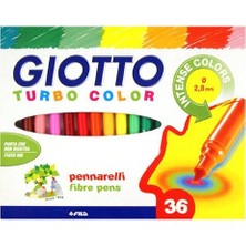 Giotto Keçeli Kalem Turbo Color 36 Renk Kutulu 418000