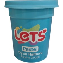  lets oyun hamuru tek renk pastel mavi 110 gram