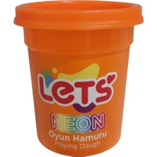  lets oyun hamuru tek renk neon turuncu 110 gram