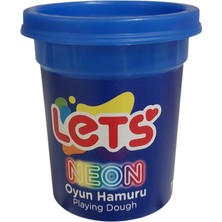  lets oyun hamuru tek renk neon mavi 110 gram