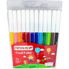Mimaks Keçeli Kalem 12 Renk Fk-8912