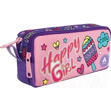  adel kalem çantası junior erkek çift göz