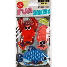 Bubu Bu-Bu Stickers Pop Up Shakers Balık 20.5X11